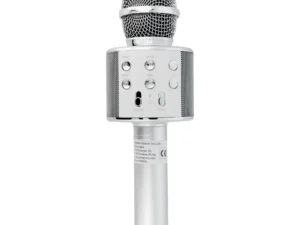 Multimedia karaoke microphone CR58S HQ silver