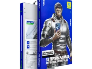 5D Mr. Monkey Glass - Apple iPhone 16 Pro Max black (Airbag Anti-broken)
