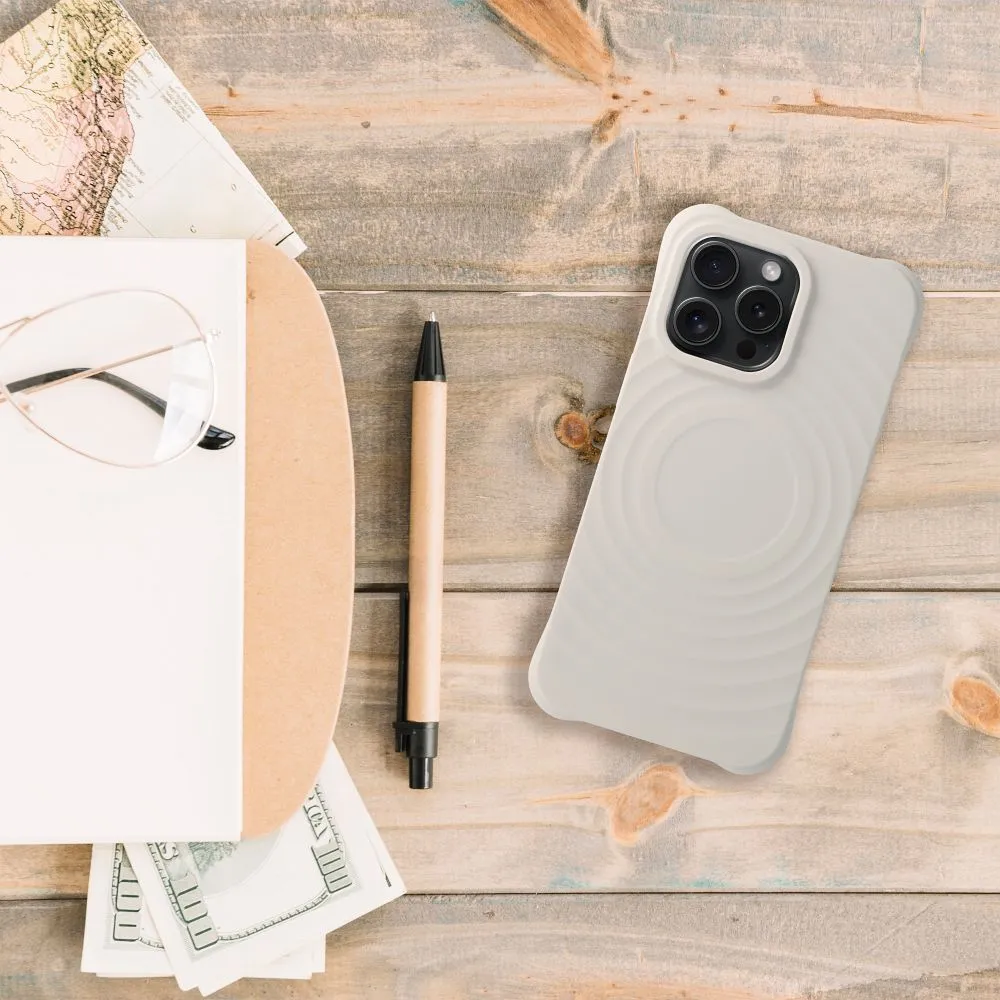 Silicone Zephyr Mag Cover compatible with MagSafe do IPHONE 15 PRO white - Image 5
