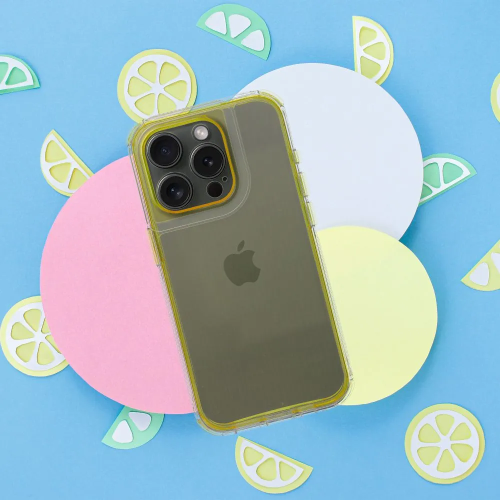 MATRIX CLEAR Case for IPHONE 15 Pro yellow - Image 4