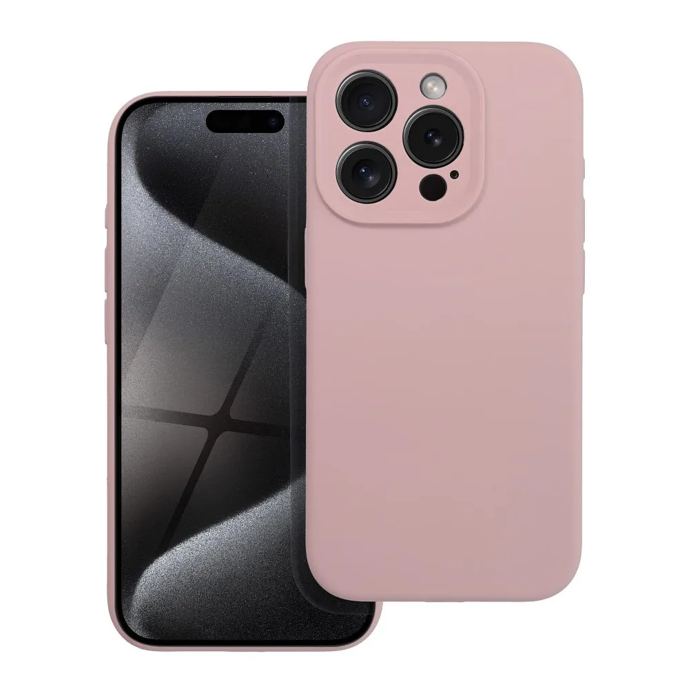 Case SILICONE 2mm for IPHONE 16 Pro Max sand pink - Image 2