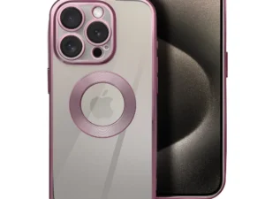 Case GLAM for IPHONE 15 Pro rose pink
