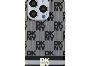 DKNY case for IPHONE 14 compatible with MagSafe DKHMP14SHCPTSK (DKNY HC MagSafe PC TPU Checkered Pattern W/Printed Stripes) black
