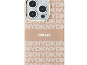 DKNY case for IPHONE 11 compatible with MagSafe DKHMN61HRHSEP (DKNY HC MagSafe PC TPU Repeat Texture Pattern W/ Stripe) pink