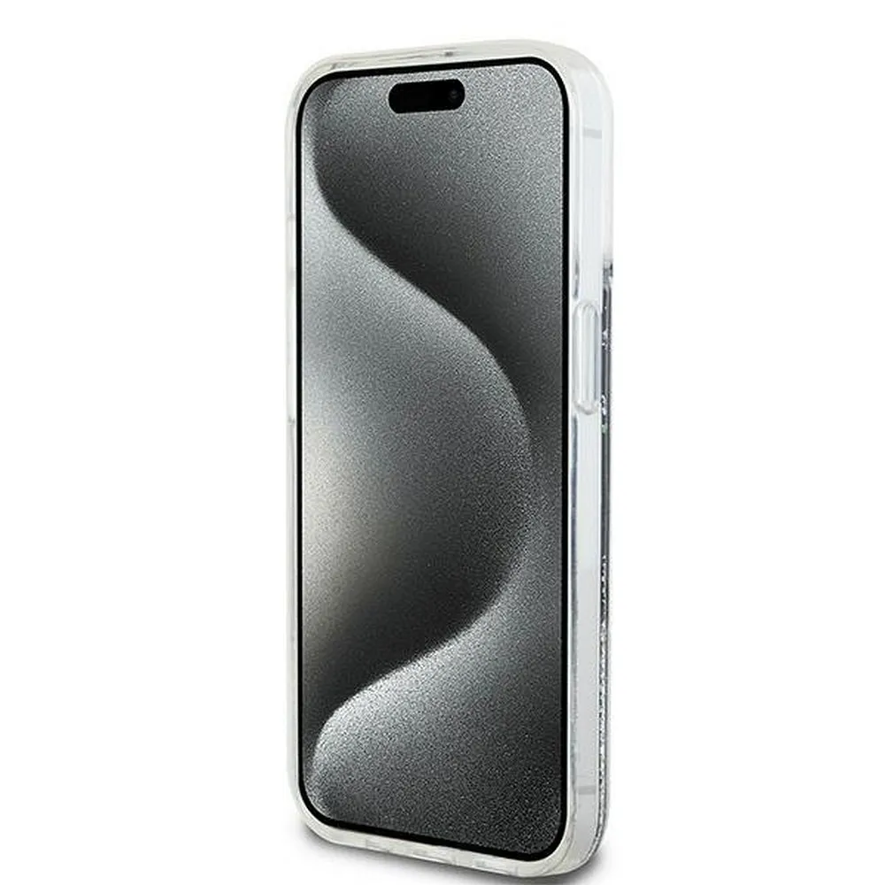 DKNY case for IPHONE 14 DKHCP14SLBNAEK (DKNY HC Liquid Glitters W/Arch Logo) black - Image 5