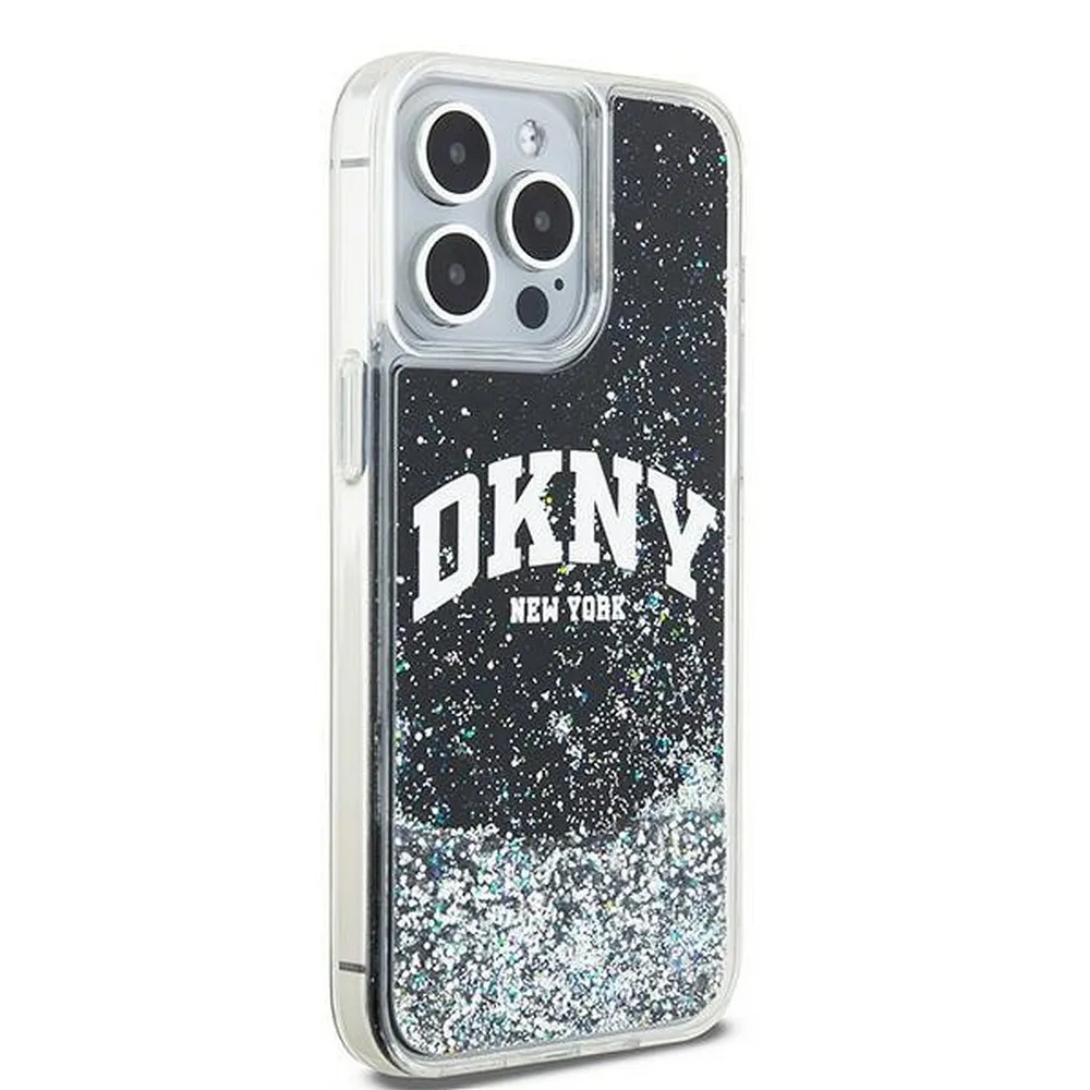 DKNY case for IPHONE 14 Pro Max DKHCP14XLBNAEK (DKNY HC Liquid Glitters W/Arch Logo) black - Image 4