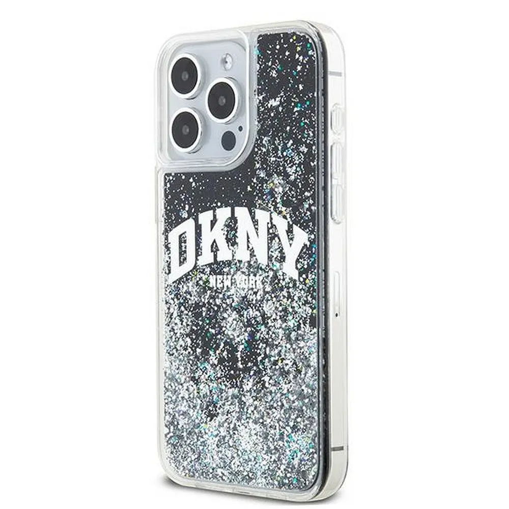 DKNY case for IPHONE 14 Pro Max DKHCP14XLBNAEK (DKNY HC Liquid Glitters W/Arch Logo) black - Image 2