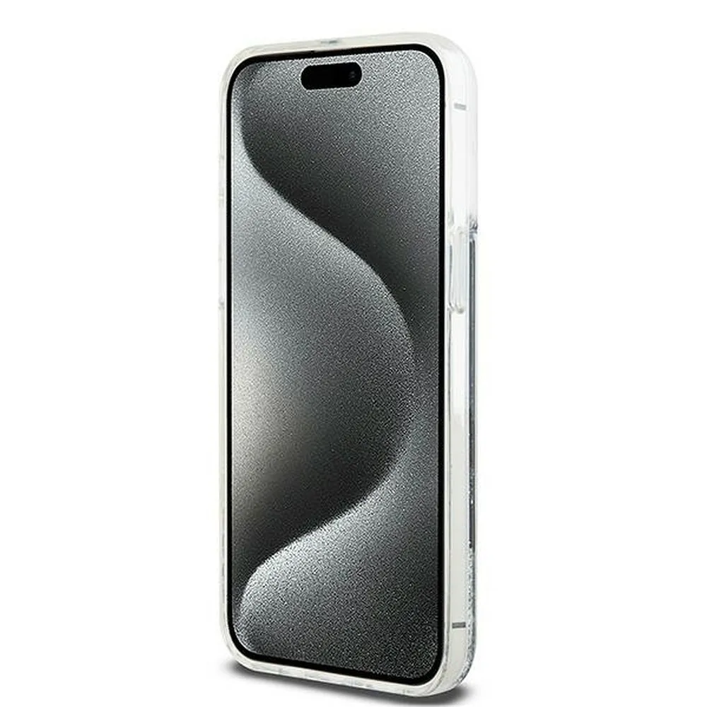 DKNY case for IPHONE 14 Pro Max DKHCP14XLBNAEK (DKNY HC Liquid Glitters W/Arch Logo) black - Image 5