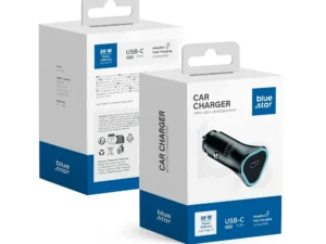 BLUE STAR car charger Type C 3A 20W PD QC3.0 AFC black