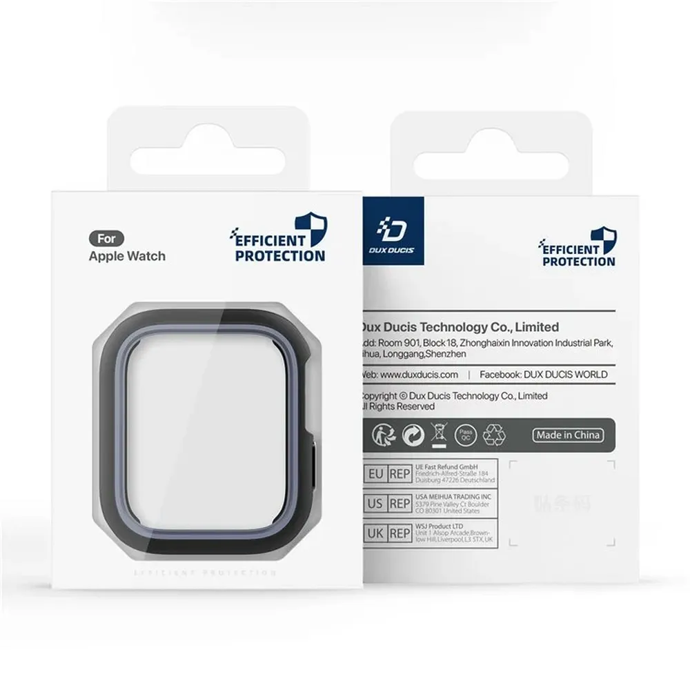 DUX DUCIS case BAMO for Apple Watch 7 / 8 / 9 41 mm black grey - Image 11