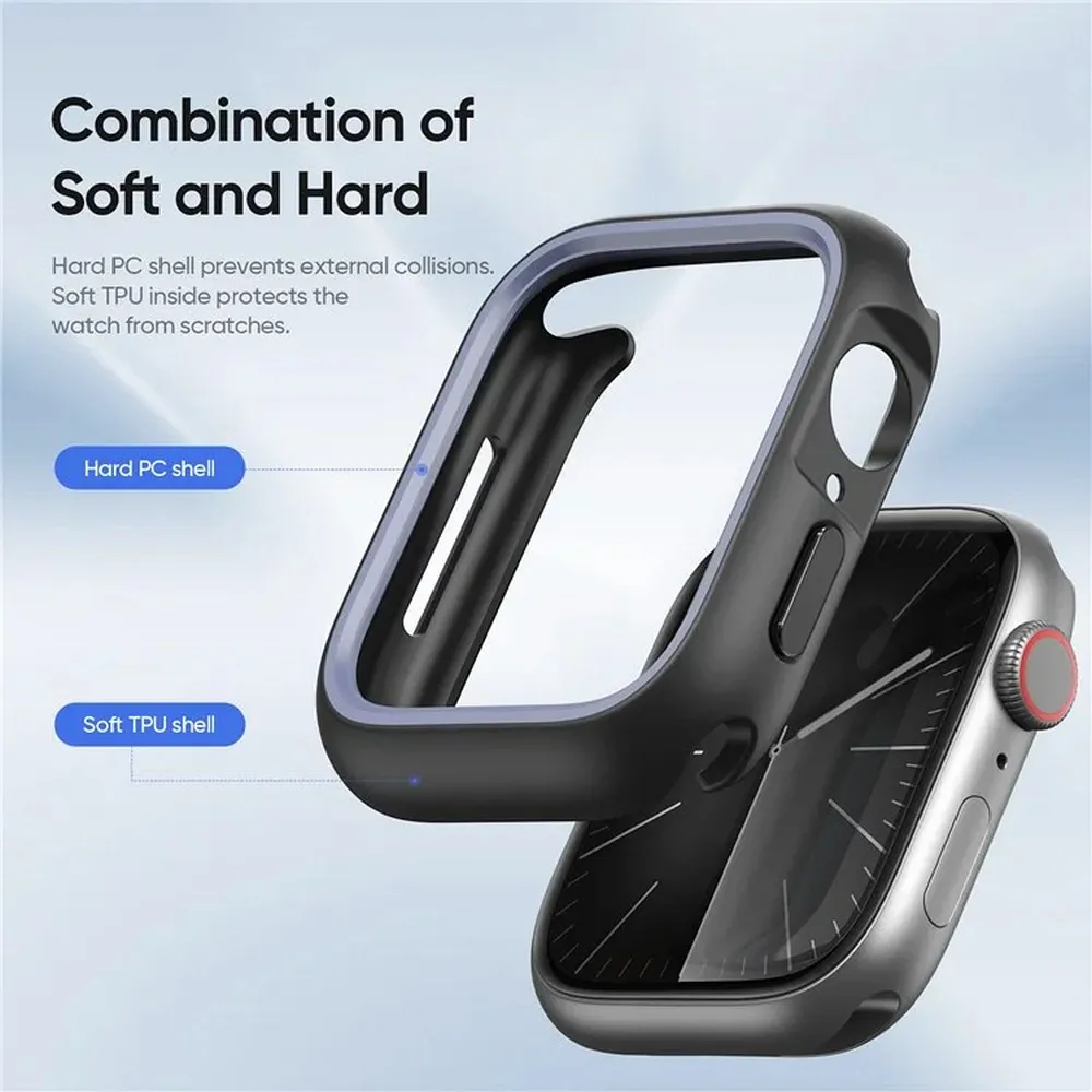 DUX DUCIS case BAMO for Apple Watch 7 / 8 / 9 41 mm black grey - Image 4