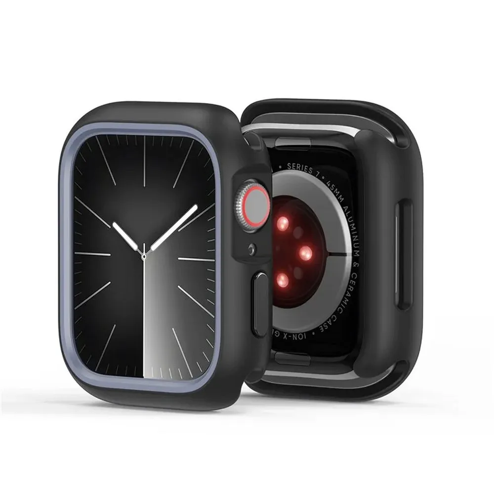 DUX DUCIS case BAMO for Apple Watch 7 / 8 / 9 41 mm black grey - Image 2