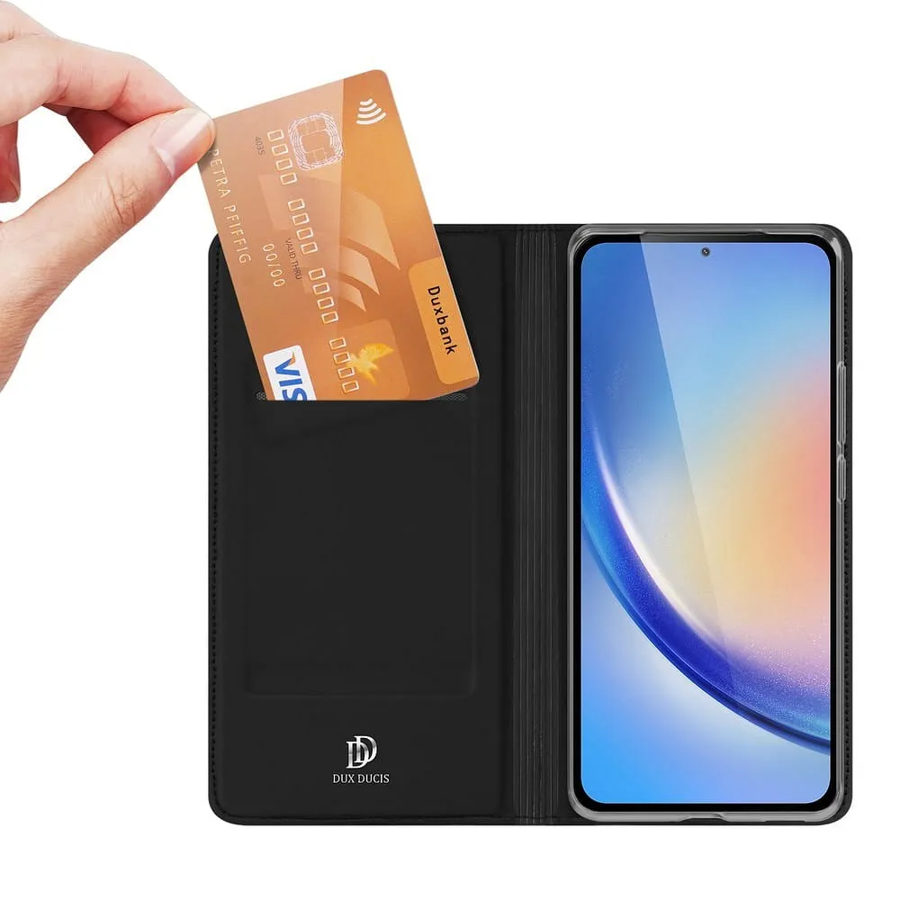 DUX DUCIS wallet case SKIN PRO for SAMSUNG A35 black - Image 6