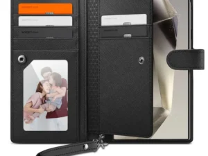 SPIGEN Wallet S PLUS book for SAMSUNG S24 Ultra black