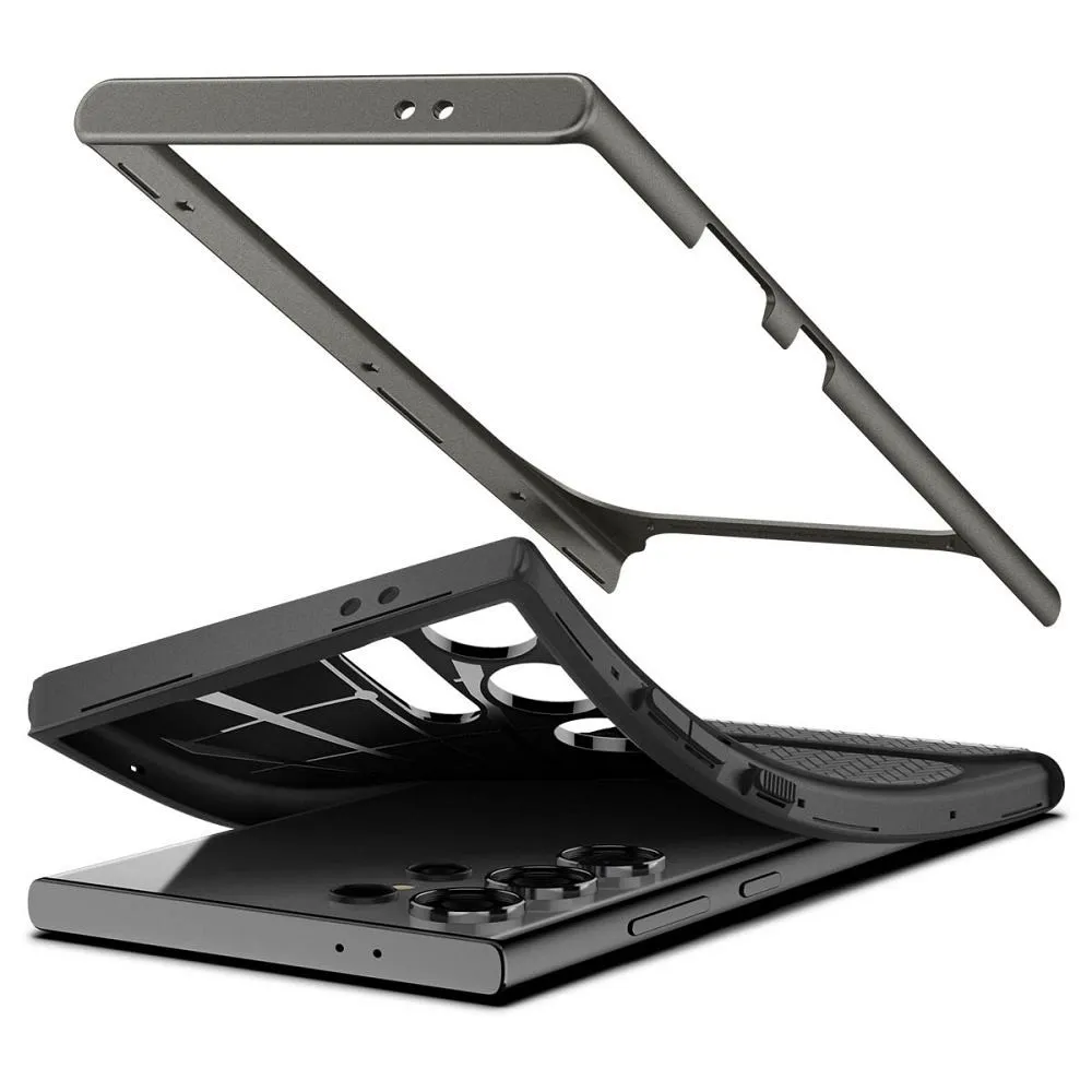 SPIGEN Neo Hybrid case for SAMSUNG S24 ULTRA gunmetal - Image 8
