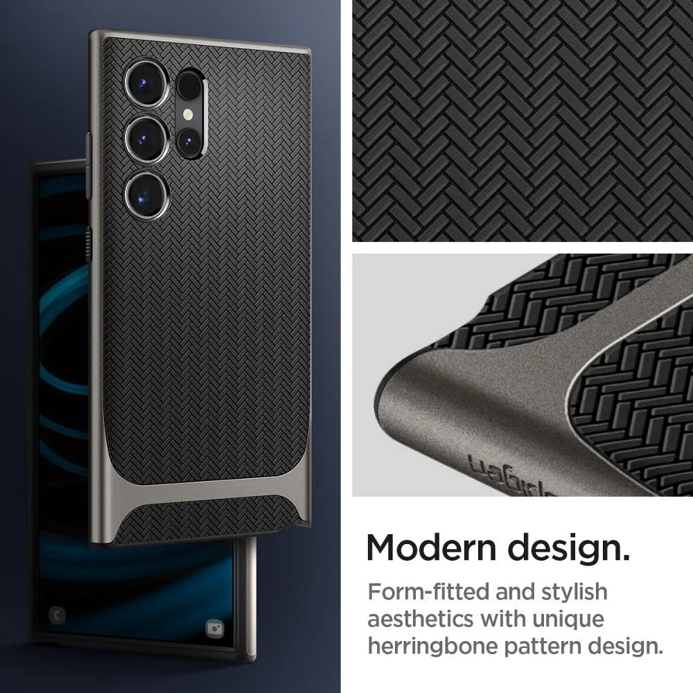SPIGEN Neo Hybrid case for SAMSUNG S24 ULTRA gunmetal - Image 5