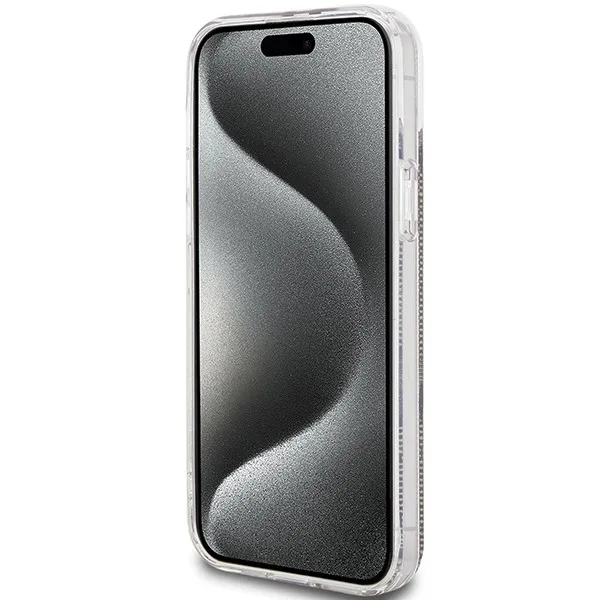 GUESS case for IPHONE 15 Plus GUHCP15MH4PSEGW (4G Gold Stripe) brown - Image 5