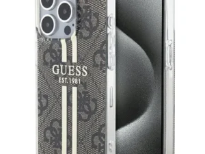 GUESS case for IPHONE 15 Pro GUHCP15MH4PSEGW (4G Gold Stripe) brown