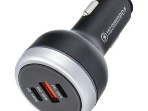 Car charger USB A + 2 x Type C PD QC3.0 3A 191W CC69-2C1A black