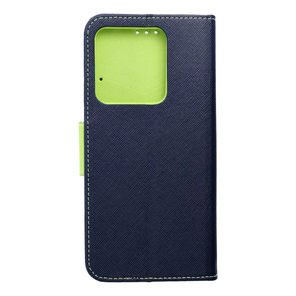 FANCY Book case for XIAOMI Redmi Note 13 5G navy / lime - 2. kép