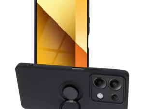 SILICONE RING case for XIAOMI Redmi Note 13 5G black