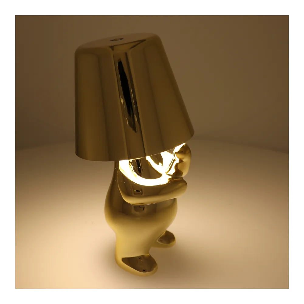 Table lamp bedside GOLD MAN Art Deco standing (version 3) MLTL - Image 11