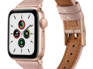 DUX DUCIS strap YA genuine leather for Apple Watch 42 / 44 / 45 / 49 mm pink
