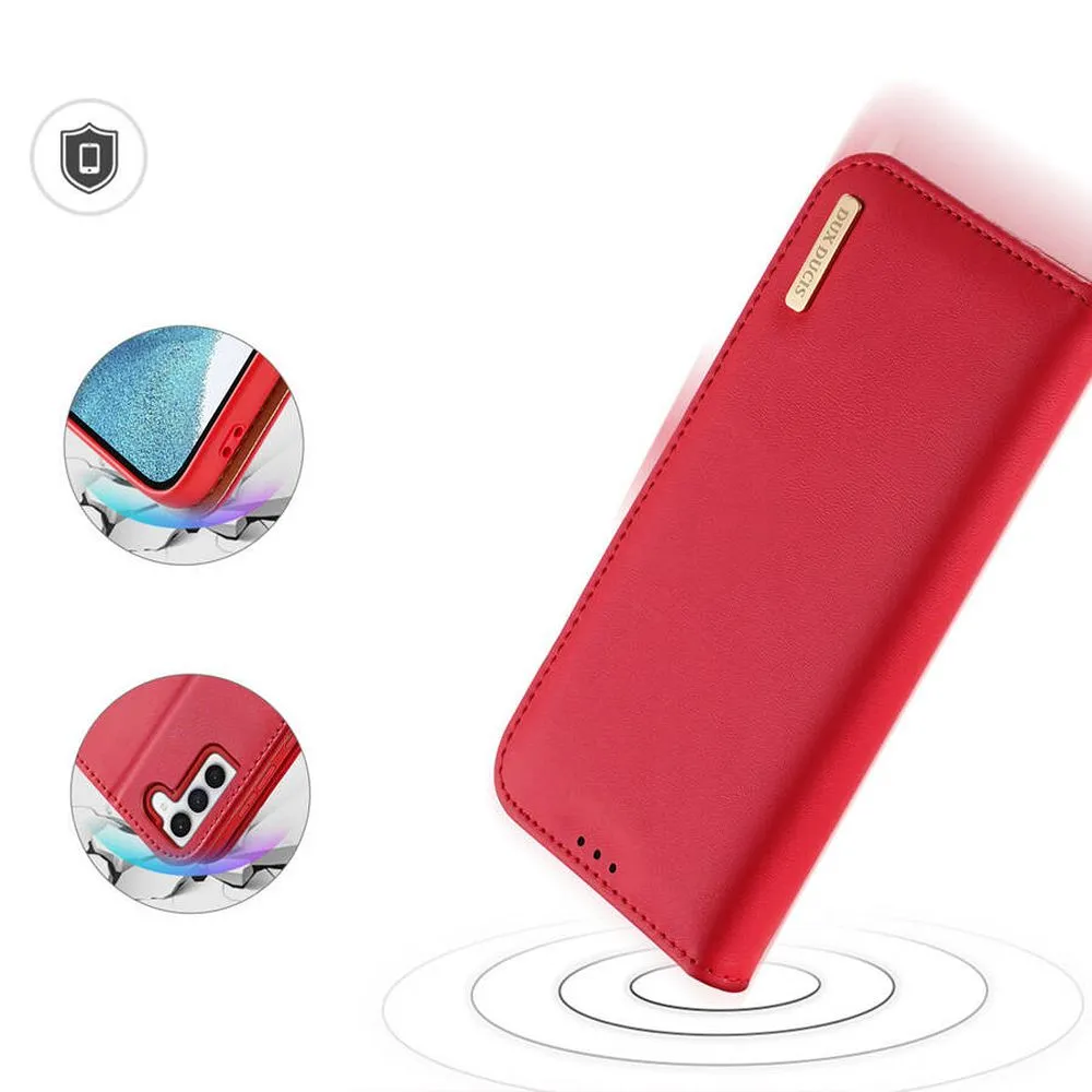 DUX DUCIS wallet case HIVO for SAMSUNG S24 red - Image 2