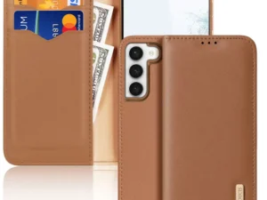DUX DUCIS wallet case HIVO for SAMSUNG S24 Ultra brown