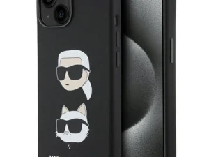 KARL LAGERFELD case for IPHONE 15 KLHCP15SSDHKCNK (Silicone KC) black
