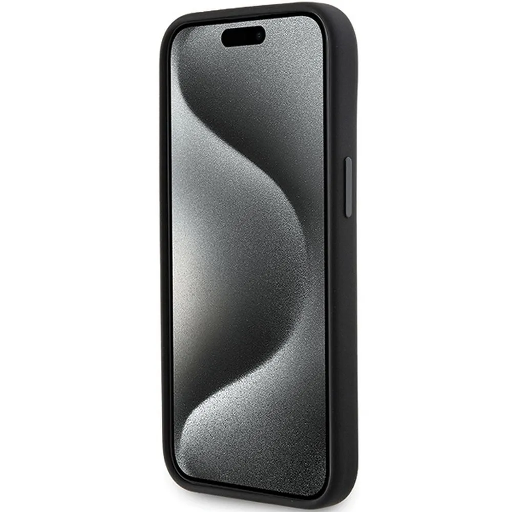 KARL LAGERFELD case for IPHONE 15 Plus KLHCP15MSDHKCNK (Silicone KC) black - Image 5