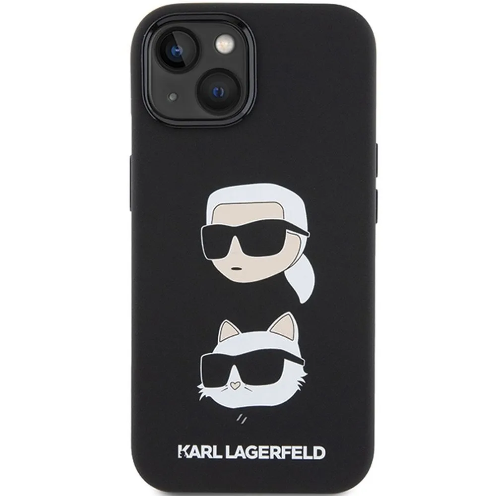 KARL LAGERFELD case for IPHONE 15 Plus KLHCP15MSDHKCNK (Silicone KC) black - Image 3
