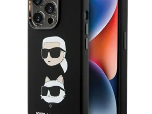 KARL LAGERFELD case for IPHONE 15 Pro KLHCP15LSDHKCNK (Silicone KC) black