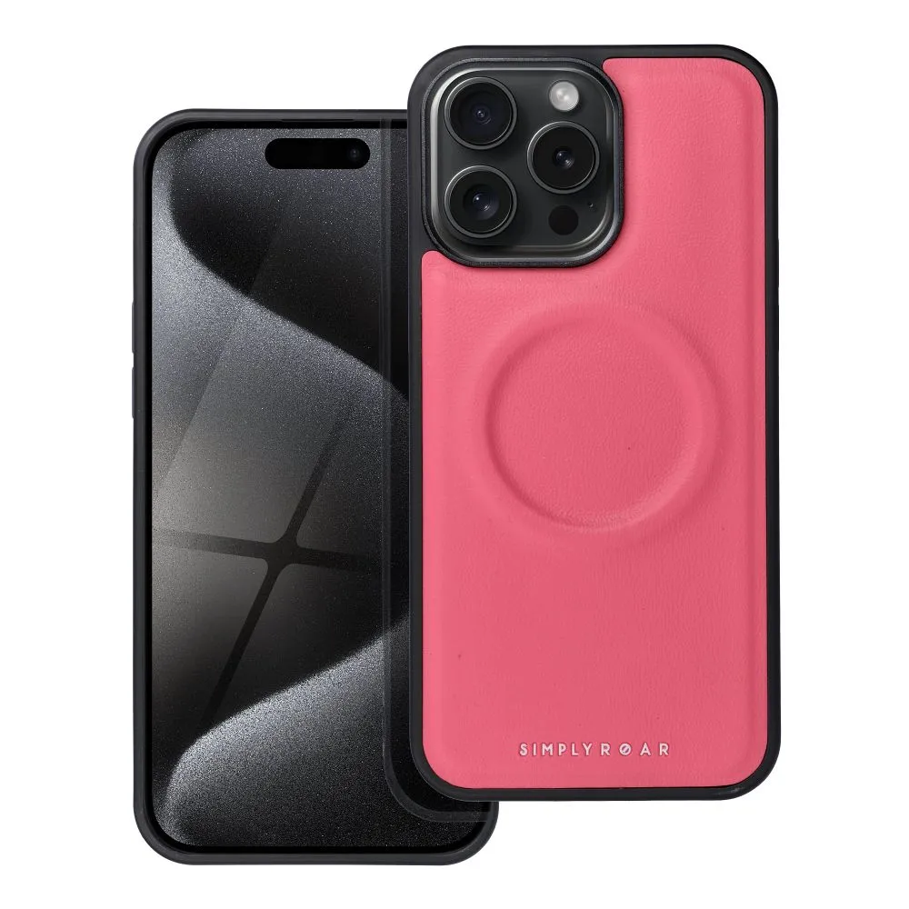 Roar Mag Morning Case - for iPhone 15 Pro Max hot pink