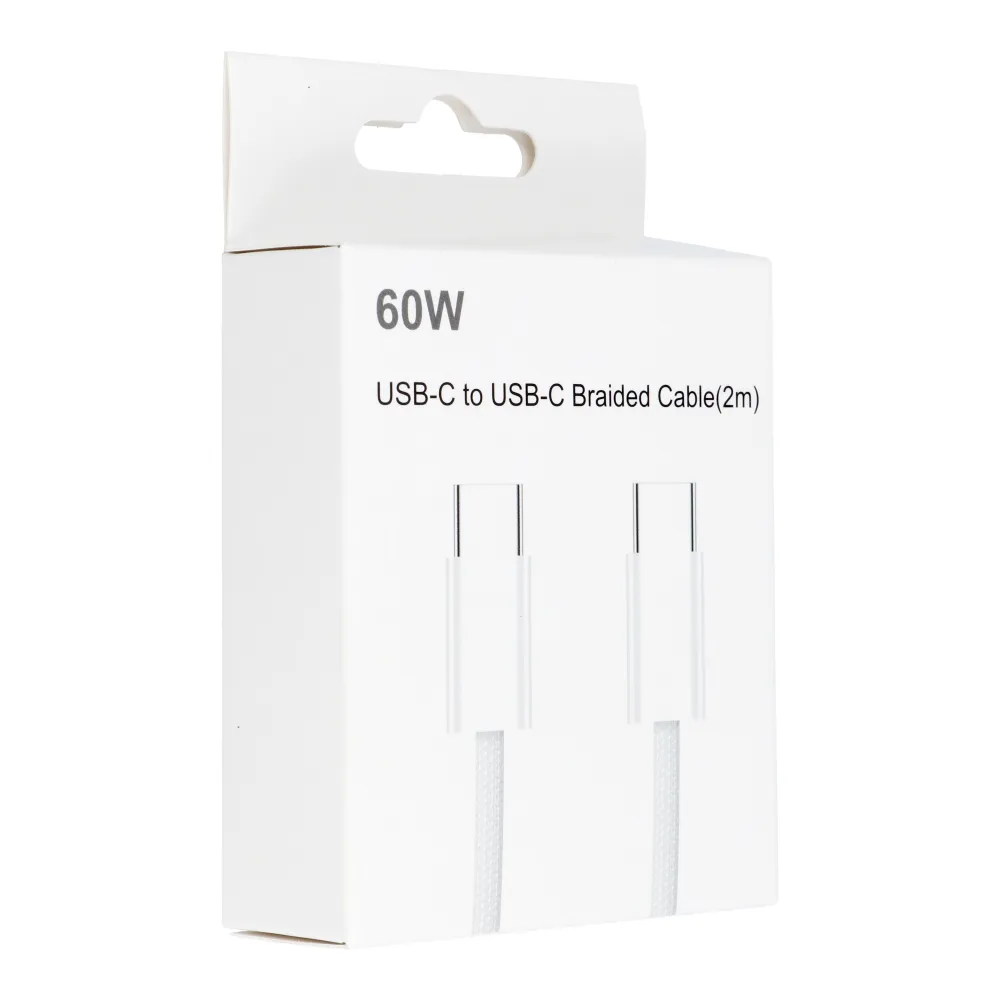 Cable Type C to Type C PD QC3.0 3A 60W C263 2 m white - Image 3