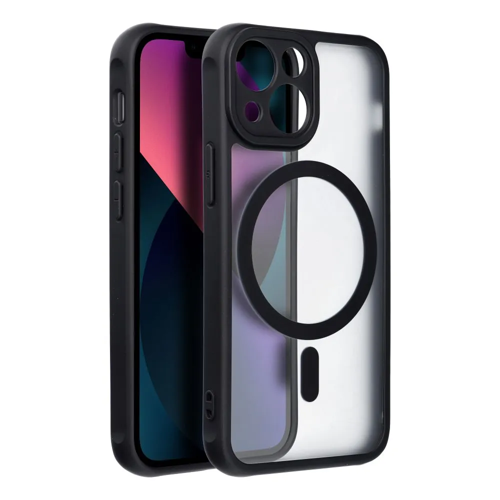 FULL MATTE MAG COVER case compatible with MagSafe for IPHONE 13 Mini black - Image 3