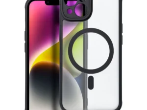 FULL MATTE MAG COVER case compatible with MagSafe for IPHONE 14 black