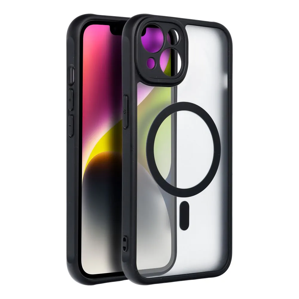 FULL MATTE MAG COVER case compatible with MagSafe for IPHONE 14 black - Image 3