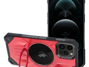 ARMOR MAG COVER case compatible with MagSafe for IPHONE 12 Pro Max red