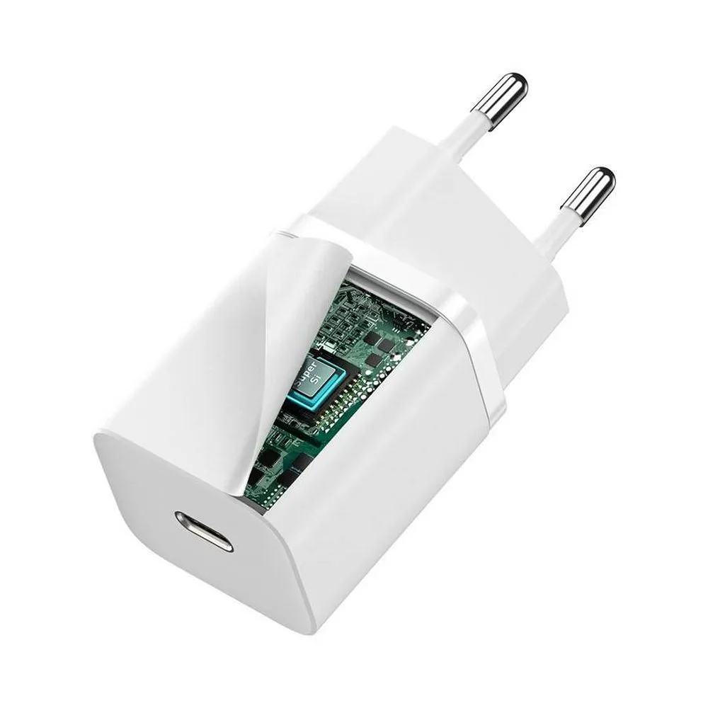 BASEUS charger Type C PD QC3.0 3A 30W CCSUP-J02/CCCJG30CE white - Image 4
