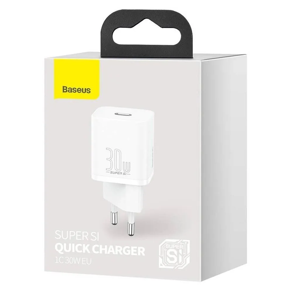 BASEUS charger Type C PD QC3.0 3A 30W CCSUP-J02/CCCJG30CE white - Image 10