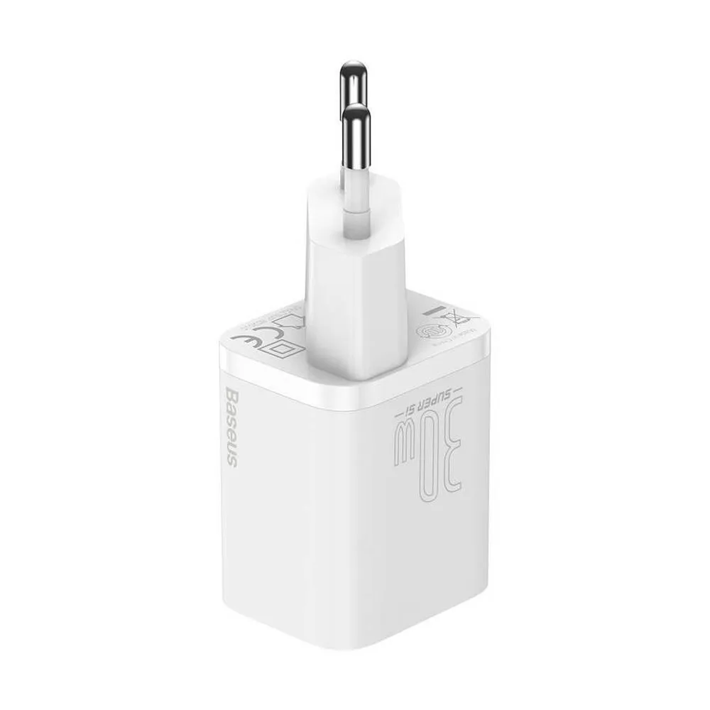 BASEUS charger Type C PD QC3.0 3A 30W CCSUP-J02/CCCJG30CE white - Image 3