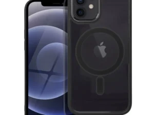COLOR EDGE MAG COVER case compatible with MagSafe for IPHONE 12 / 12 Pro black