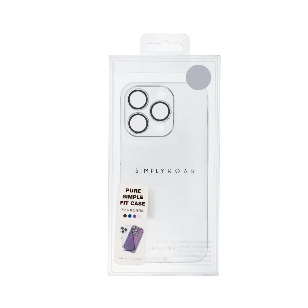 Roar Pure Simple Fit Case - for iPhone 13 Pro Max Clear - Image 4