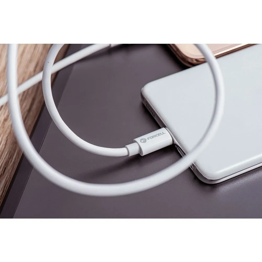 FORCELL F-ENERGY C338 cable Type C to Type C PD QC4.0 3A 60W 1 m white - Image 6