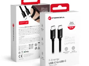 FORCELL F-ENERGY C338 cable Type C to Type C PD QC4.0 3A 60W 2 m black
