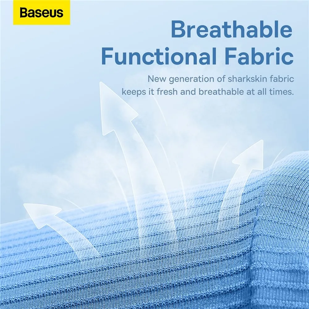 BASEUS ComfortRide Series Car Cooling Lumbar Pillow Galaxy Blue C20036402311-01 - Image 3