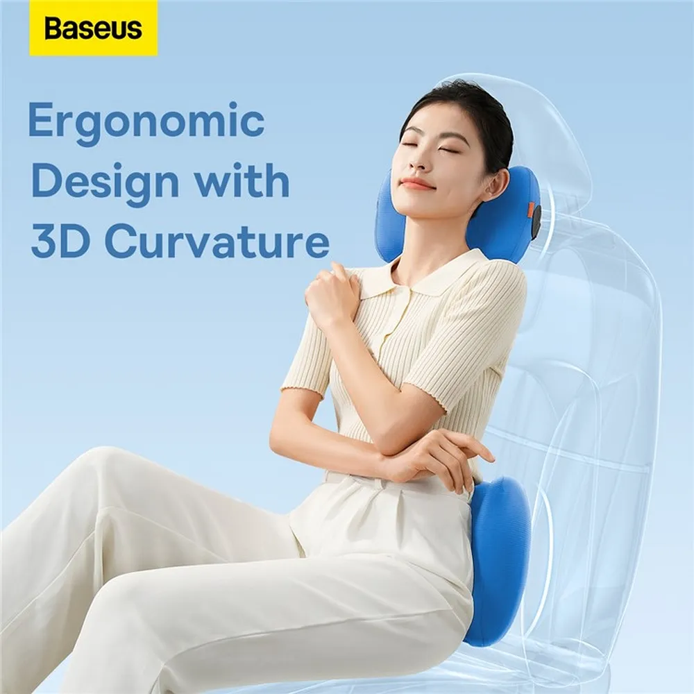 BASEUS ComfortRide Series Car Cooling Lumbar Pillow Galaxy Blue C20036402311-01 - Image 4