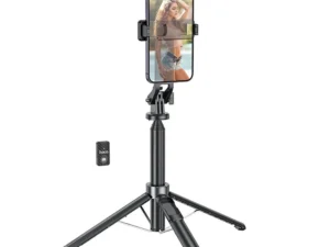 HOCO selfie stick with bluetooth remote control tripod K21 black