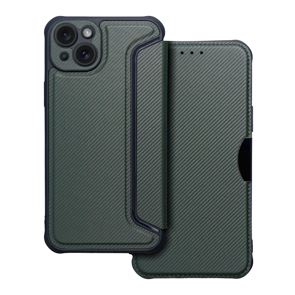 RAZOR Book for IPHONE 15 Plus dark green